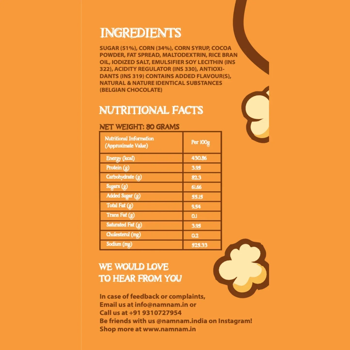 Popcorn Party Trio - nam nam