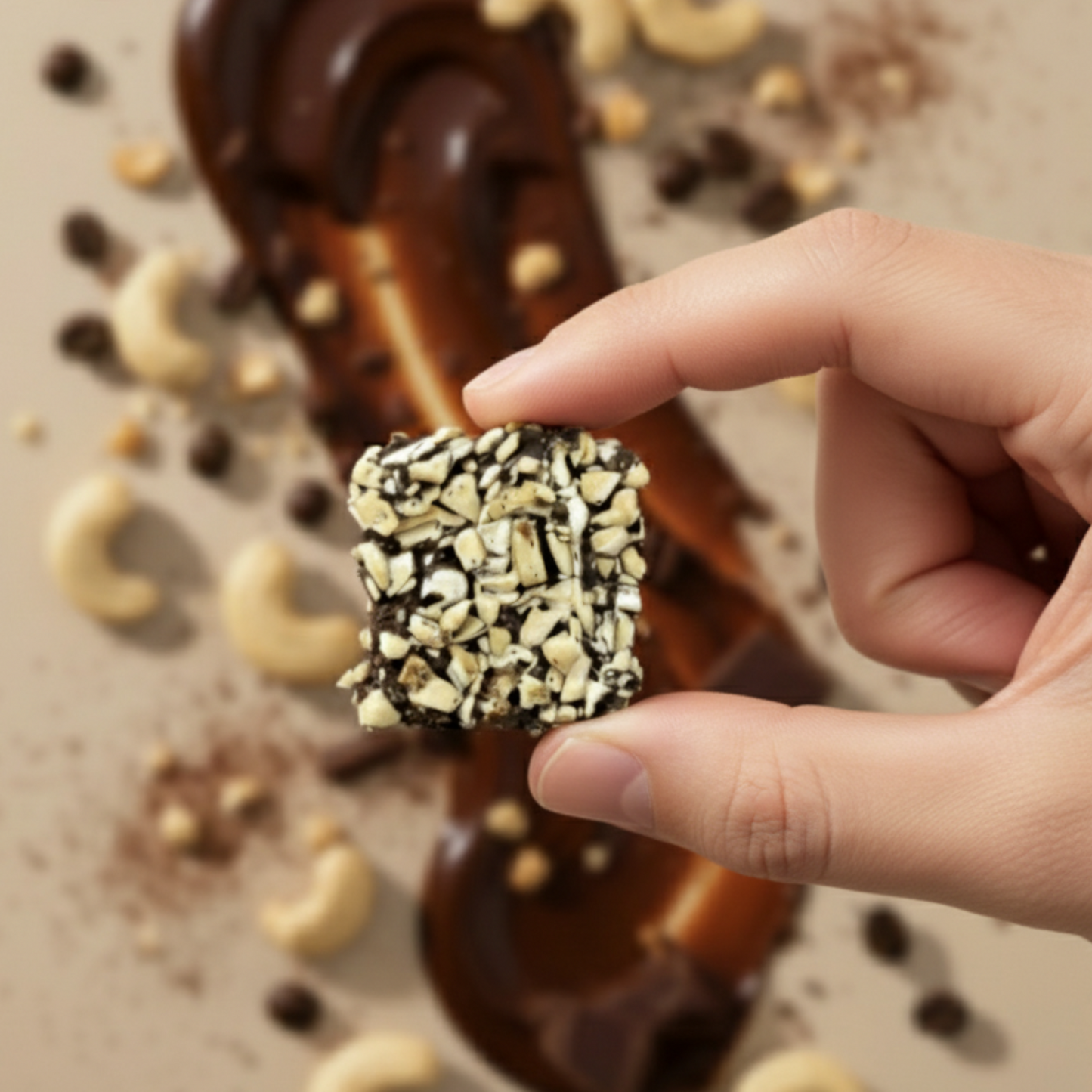 Mocha Cashew Brittle (Made with 60 % Cashews)