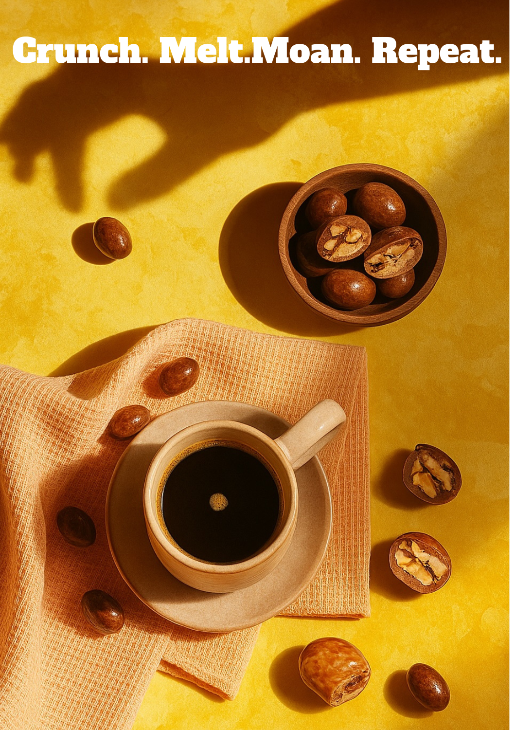 Choco Java Pecans -Pecans Coated in Belgian Couverture and Coffee