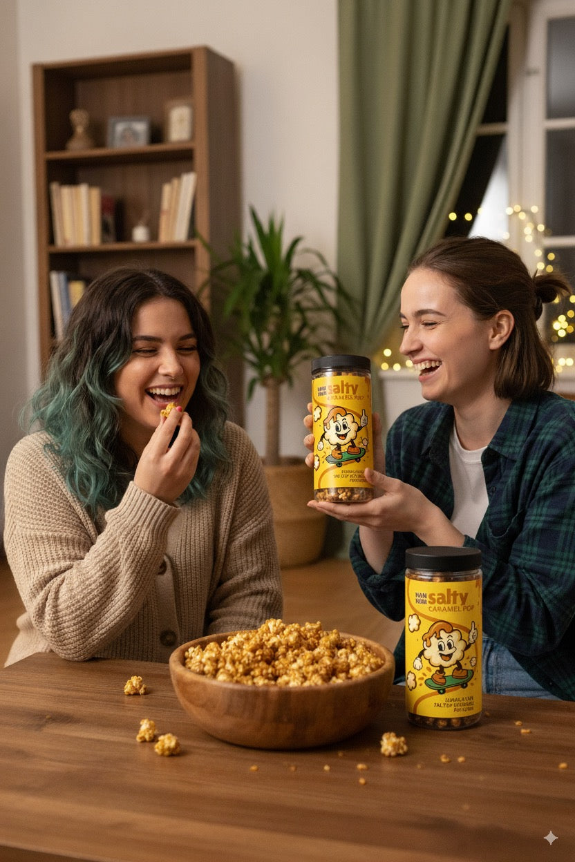 Himalayan Salted Caramel Popcorn