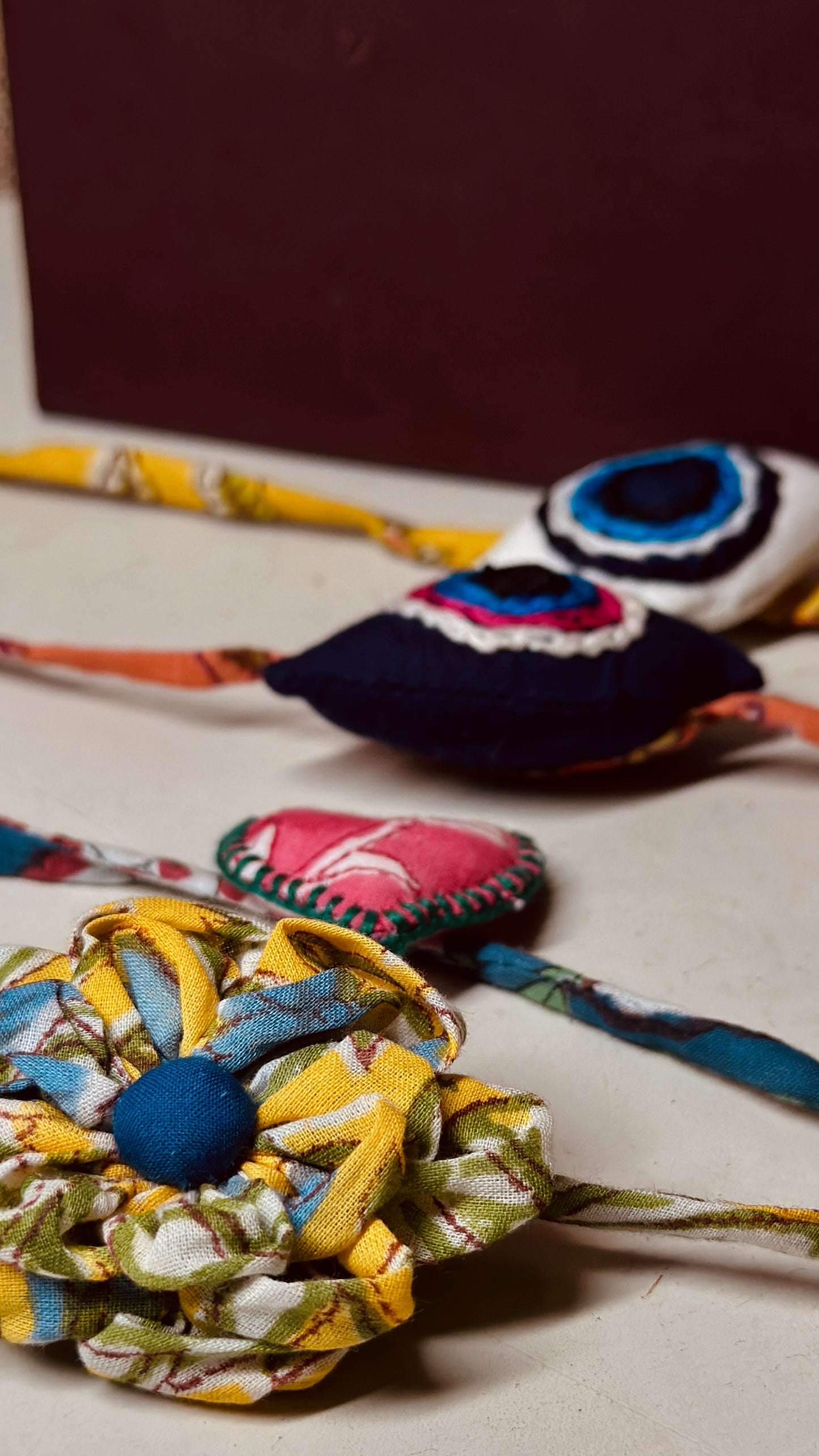 100% cotton fabric Rakhi