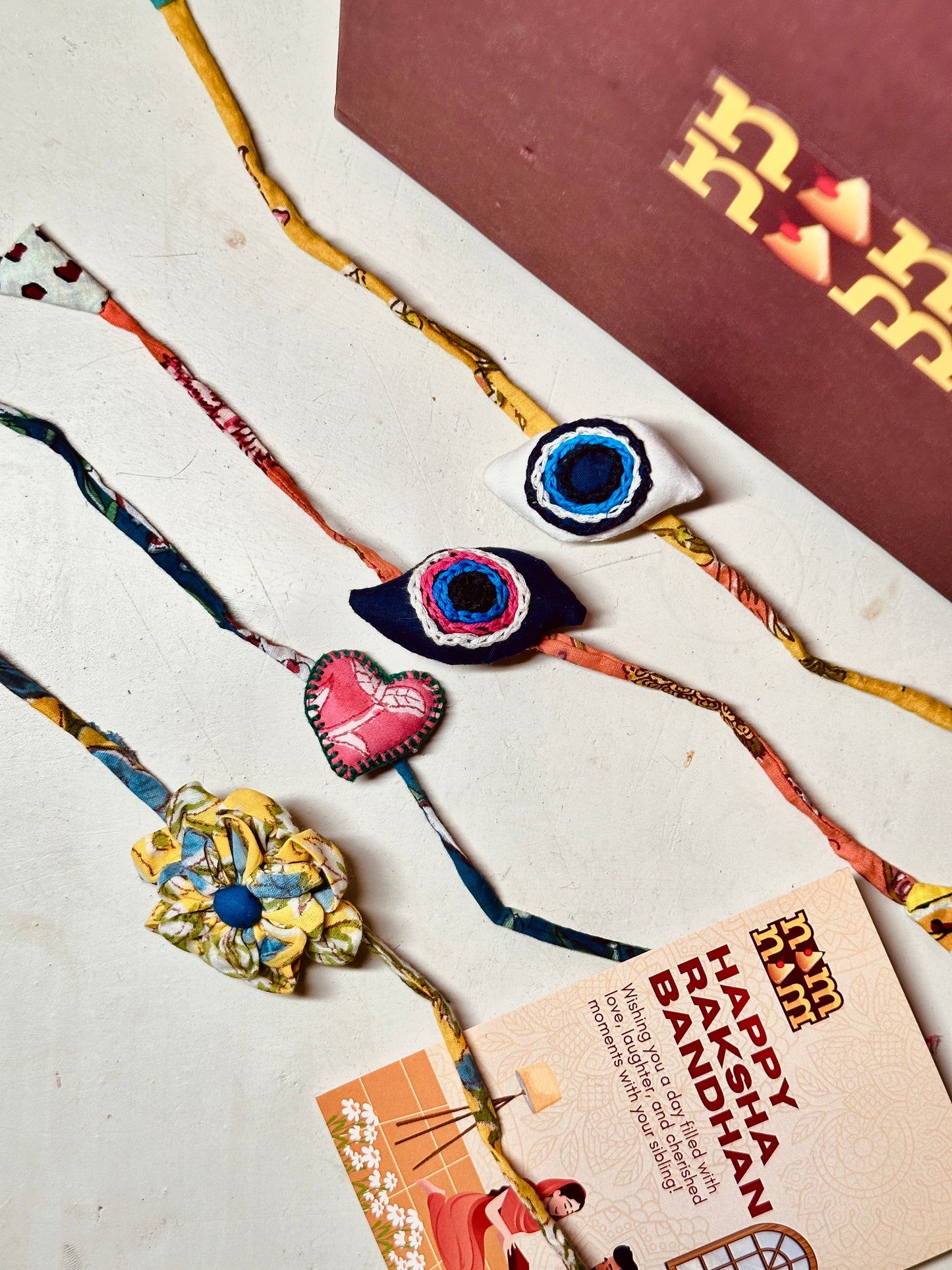 100% cotton fabric Rakhi