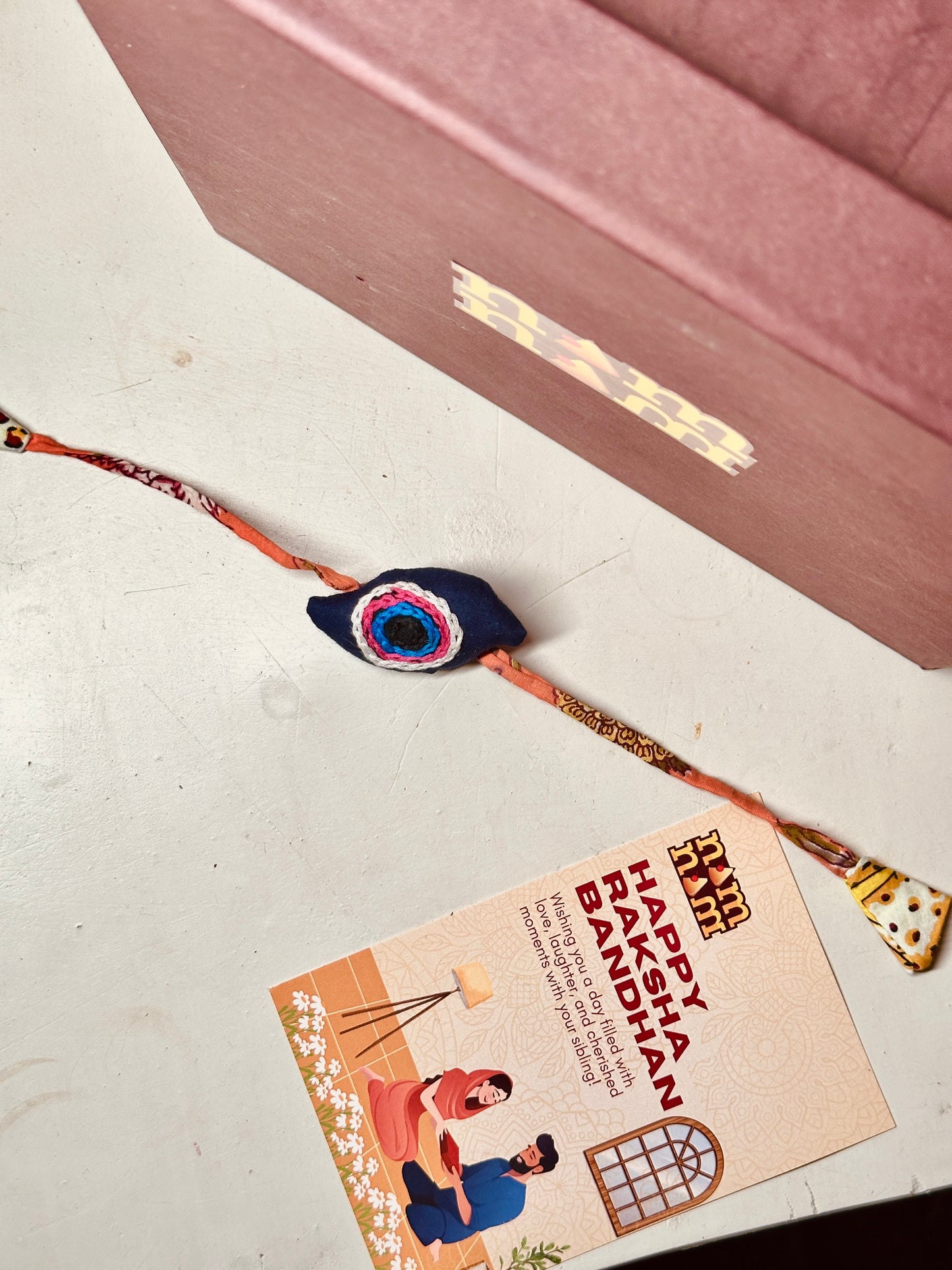 100% cotton fabric Rakhi