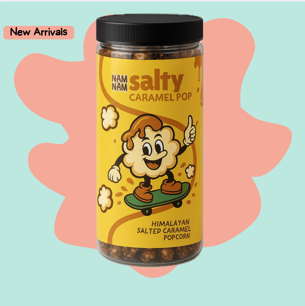 π Himalayan Salted Caramel Popcorn - 80 grams