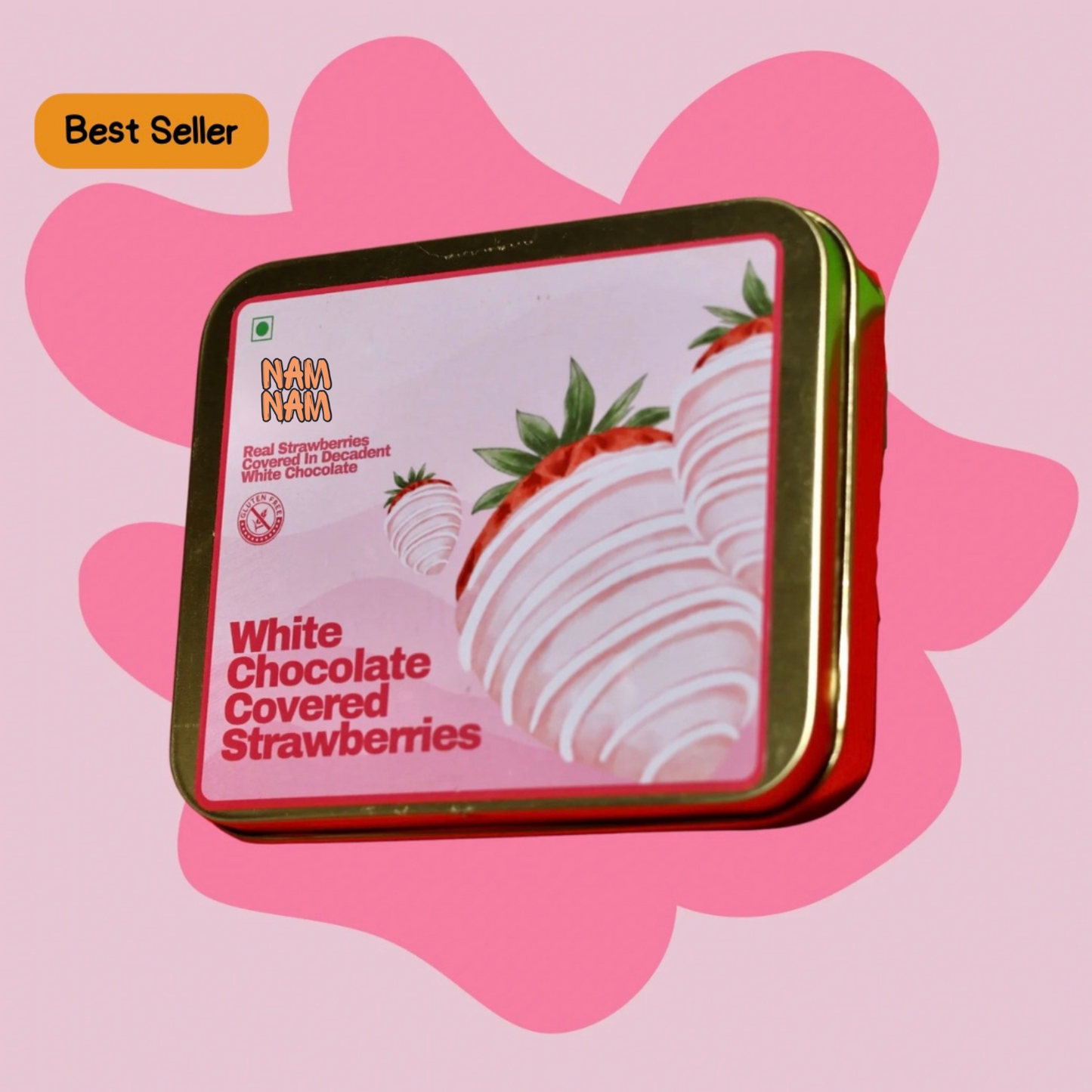 White Chocolate Covered Strawberries – Dipped in Belgian Couverture