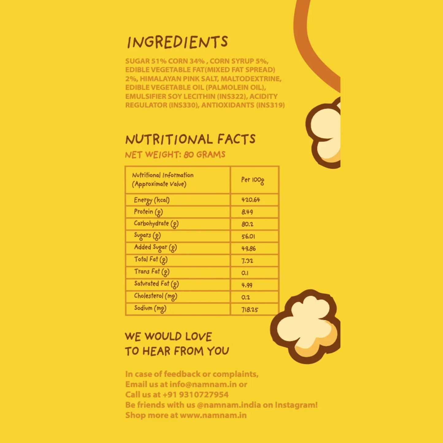 Popcorn Party Trio - nam nam