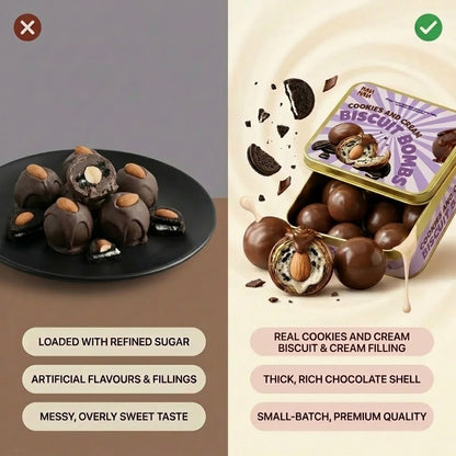 Cookies and cream Bombs