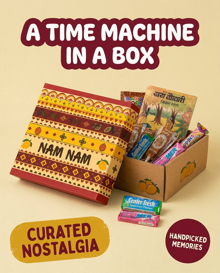 NAM NAM RAKHI HAMPER — THE NOSTALGIA BOX