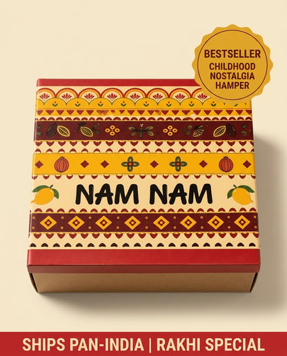 NAM NAM RAKHI HAMPER — THE NOSTALGIA BOX