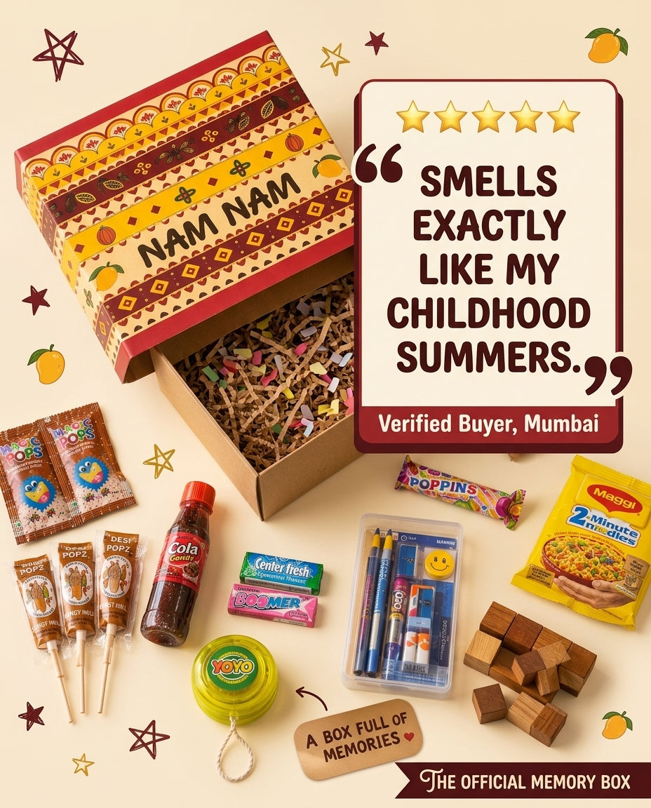 NAM NAM RAKHI HAMPER — THE NOSTALGIA BOX