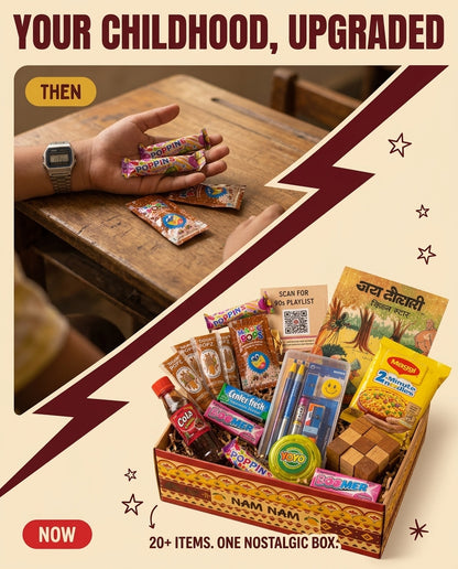 NAM NAM RAKHI HAMPER — THE NOSTALGIA BOX