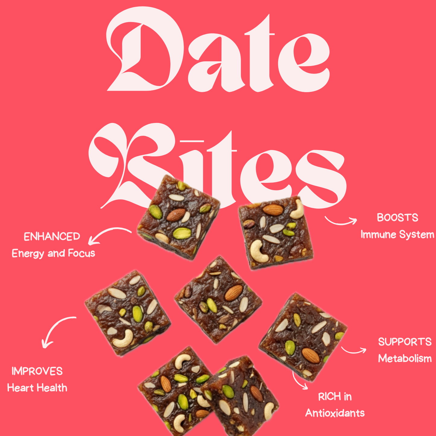 Date Bites – Real Dates, Nuts & a Touch of Ghee in Every Bite