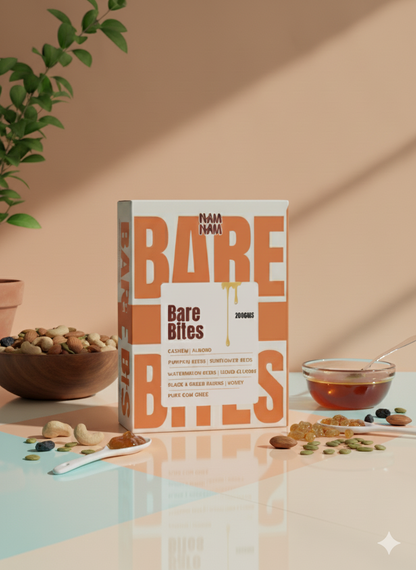 Bare Bites – Real Nuts, Seeds & Berries Clumped into One Honest Bite