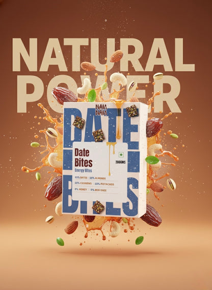 Date Bites – Real Dates, Nuts & a Touch of Ghee in Every Bite