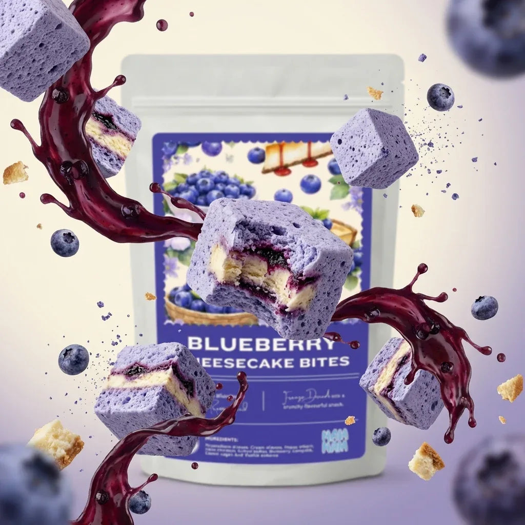 Blueberry Cheesecake Bites