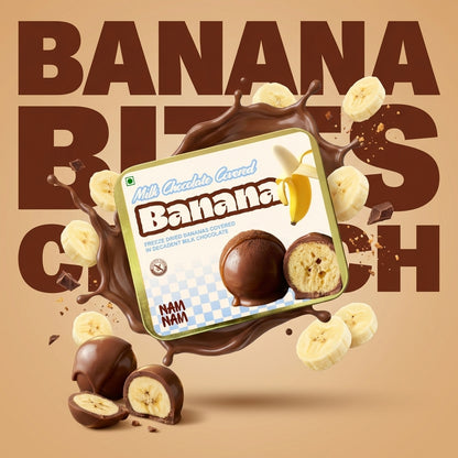 Freeze-Dried Banana in Belgian Milk Chocolate