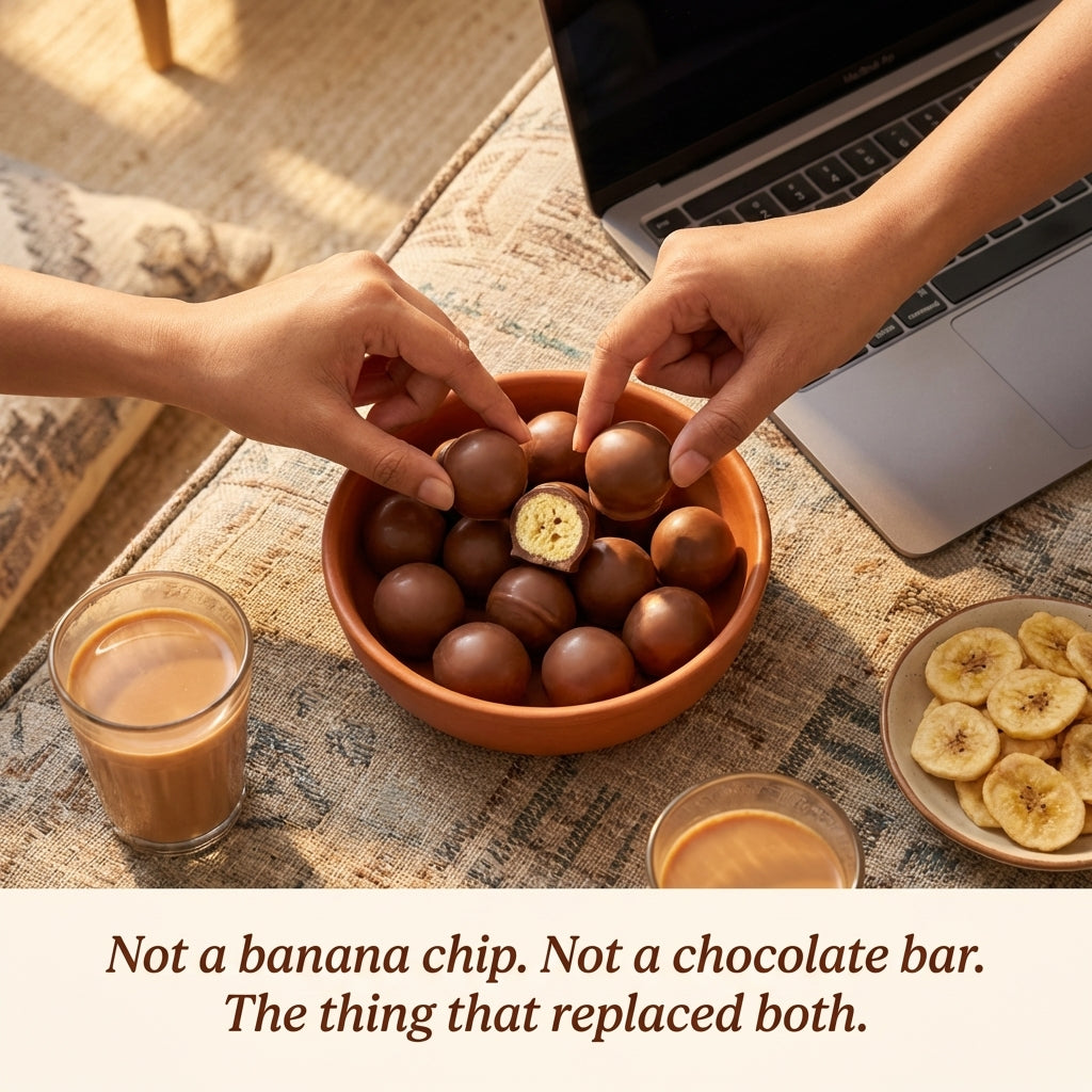 Freeze-Dried Banana in Belgian Milk Chocolate