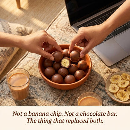 Freeze-Dried Banana in Belgian Milk Chocolate