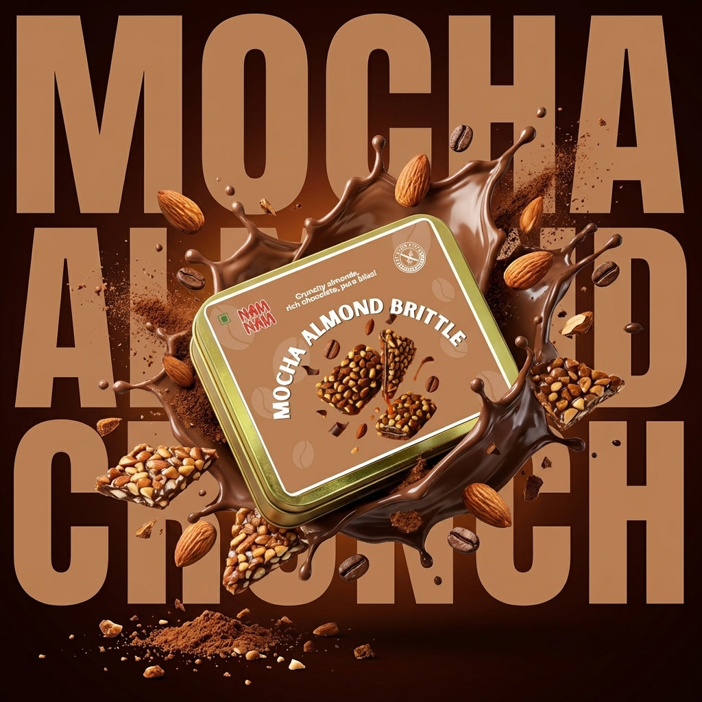 Mocha Almond Crunch - The Coffee Forward Brittle