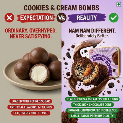 Cookies and cream Bombs