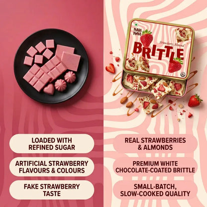 White Chocolate Strawberry Almond Crunch