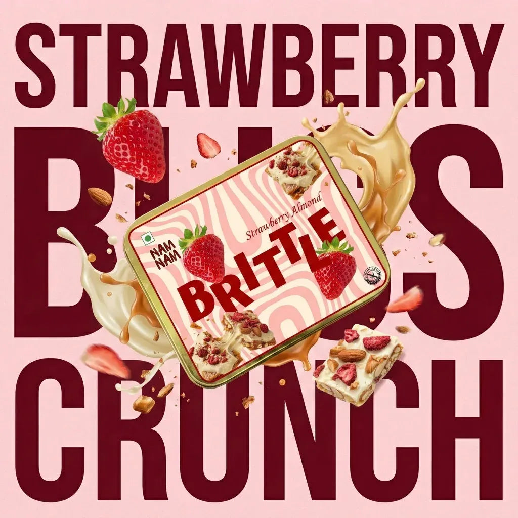 White Chocolate Strawberry Almond Crunch