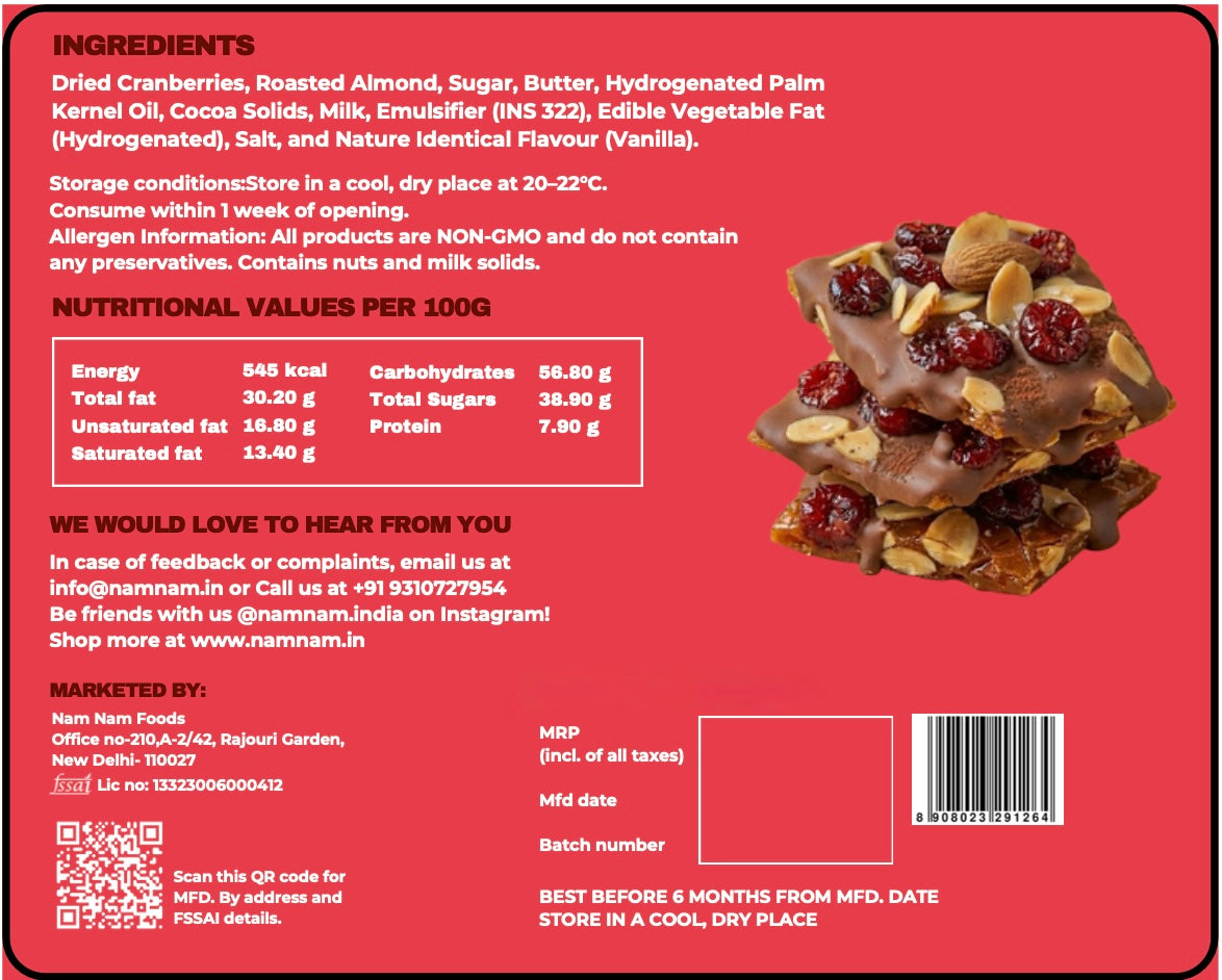 Cranberry Almond Crunch