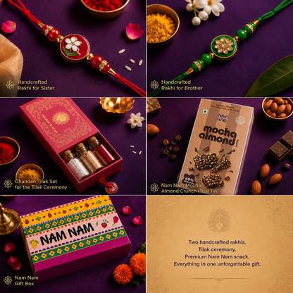 NAM NAM RAKHI HAMPER -THE LITTLE BIG GESTURE