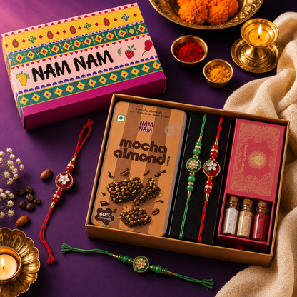 NAM NAM RAKHI HAMPER -THE LITTLE BIG GESTURE