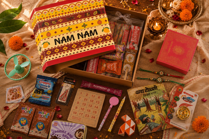 NAM NAM RAKHI HAMPER — THE NOSTALGIA BOX