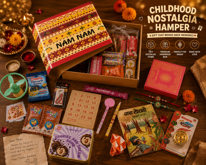 NAM NAM RAKHI HAMPER — THE NOSTALGIA BOX
