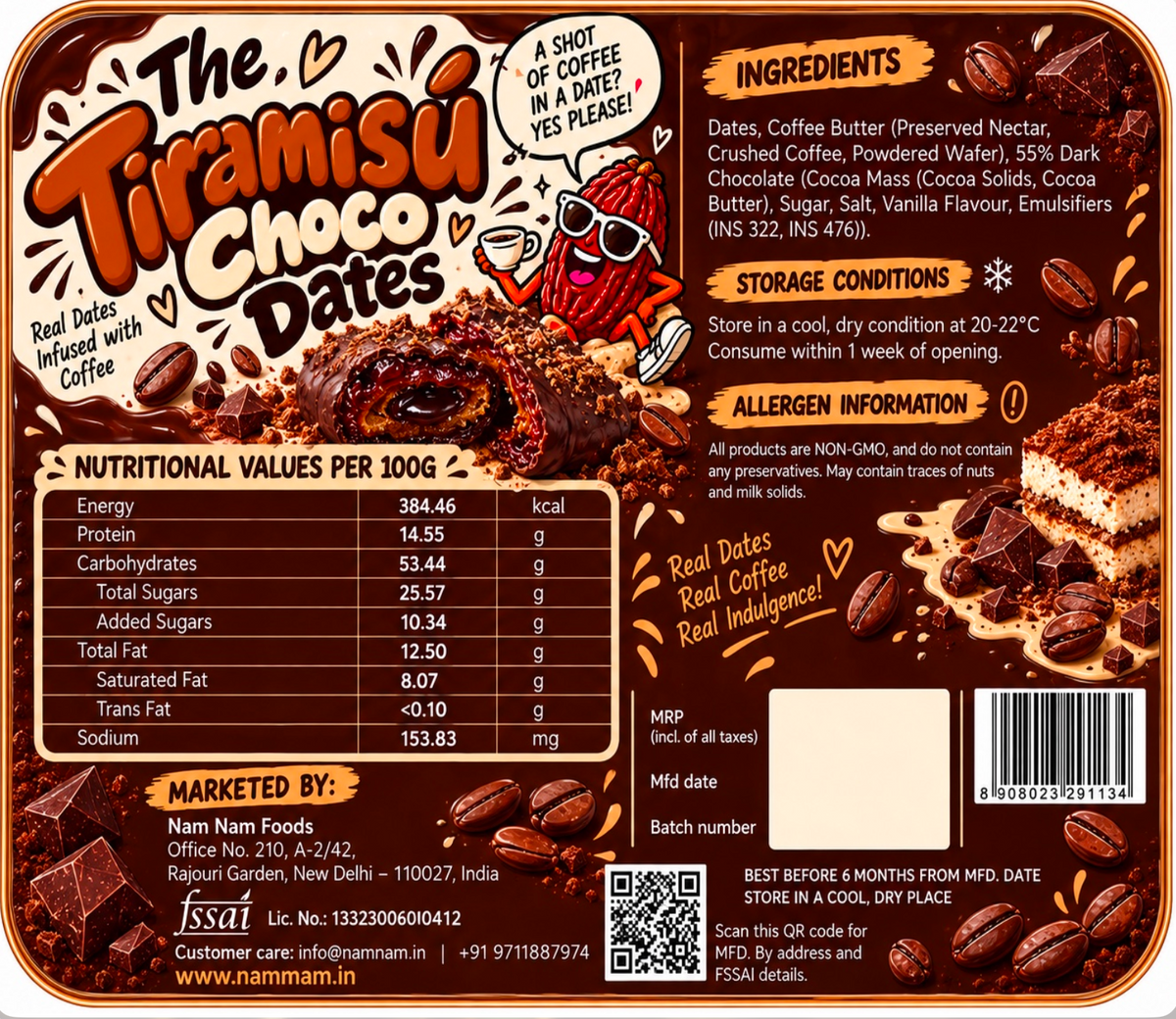 Tiramisu Choco Dates