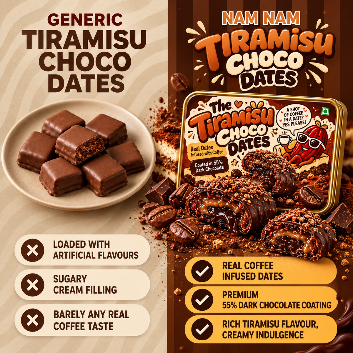 Tiramisu Choco Dates