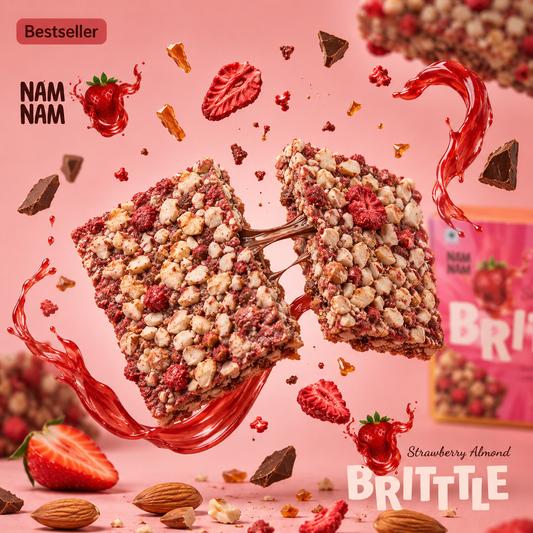 Dark Strawberry Almond Crunch