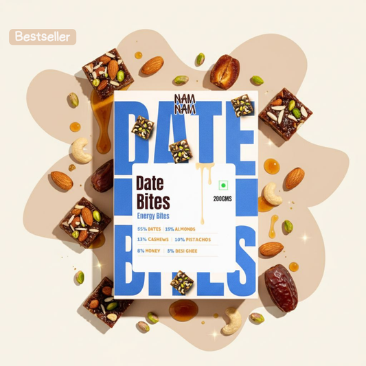 Date Bites – Real Dates, Nuts & a Touch of Ghee in Every Bite