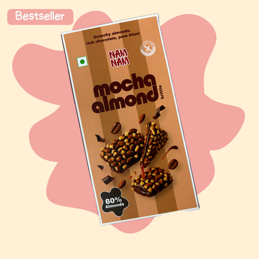 Mocha Almond Brittle Trial Pack(Made with 60 % Almonds)